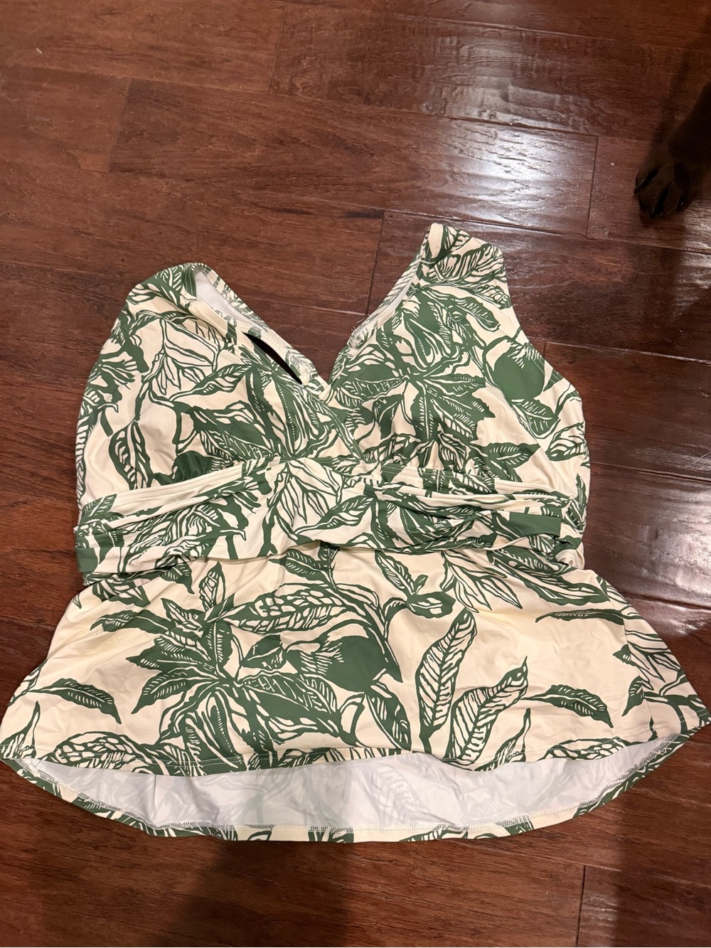 Land’s End Women’s plus Tankini top 3xl